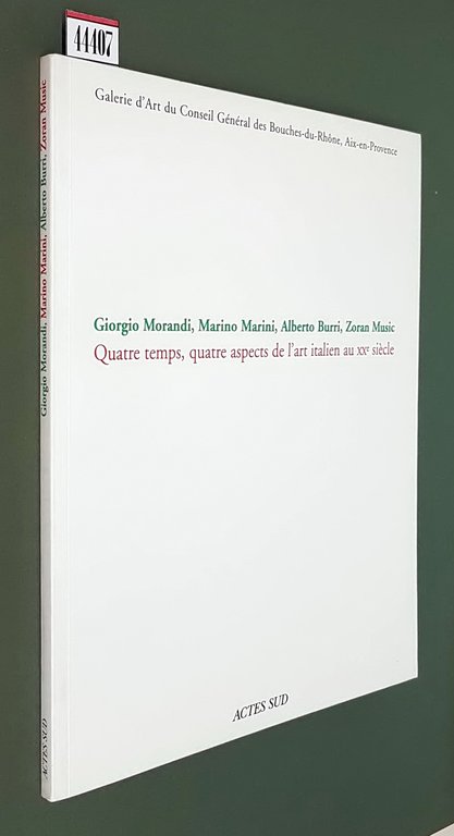 GIORGIO MORANDI, MARINO MARINI, ALBERTO BURRI, ZORAN MUSIC - Quatre …