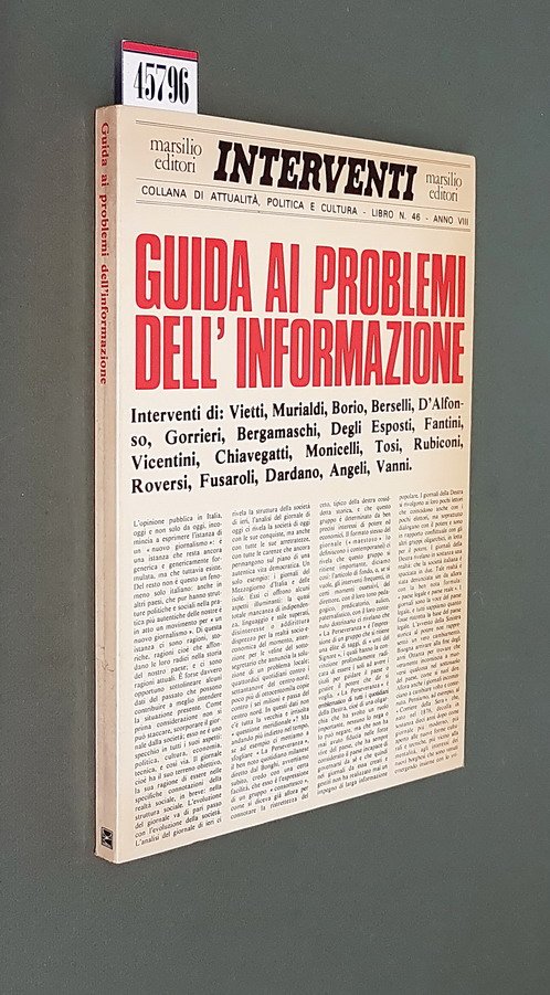 GUIDA AI PROBLEMI DELL'INFORMAZIONE