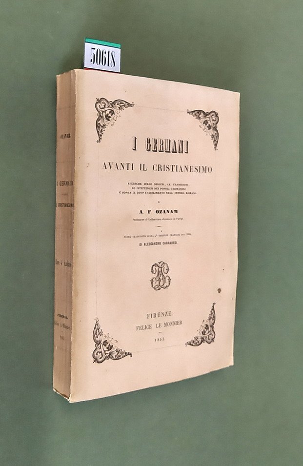 I GERMANI AVANTI IL CRISTIANESIMO - Ricerche sulle origini, le …