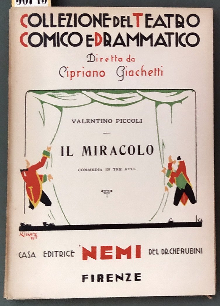 IL MIRACOLO commedia in tre atti | Immagine principale