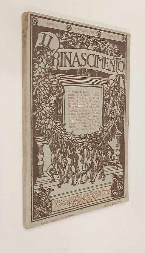 IL RINASCIMENTO rivista bimensile di lettere e d'Arte - Anno …