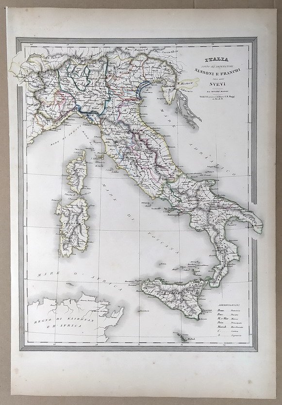 ITALIA sotto gli Imperatori Sassoni e Franchi sino agli Svevi