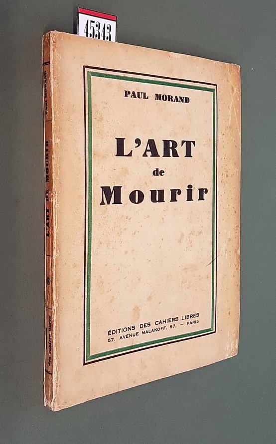 L'ART DE MOURIR suive de Le Suicide en Litterature