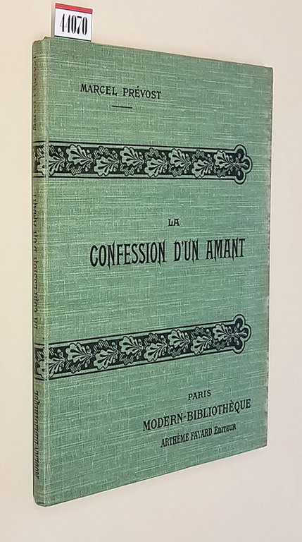 LA CONFESSION D'UN AMANTE avec une lettre de M. Alexandre …