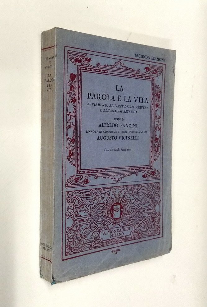 LA PAROLA E LA VITA - Avviamento all'arte dello scrivere …