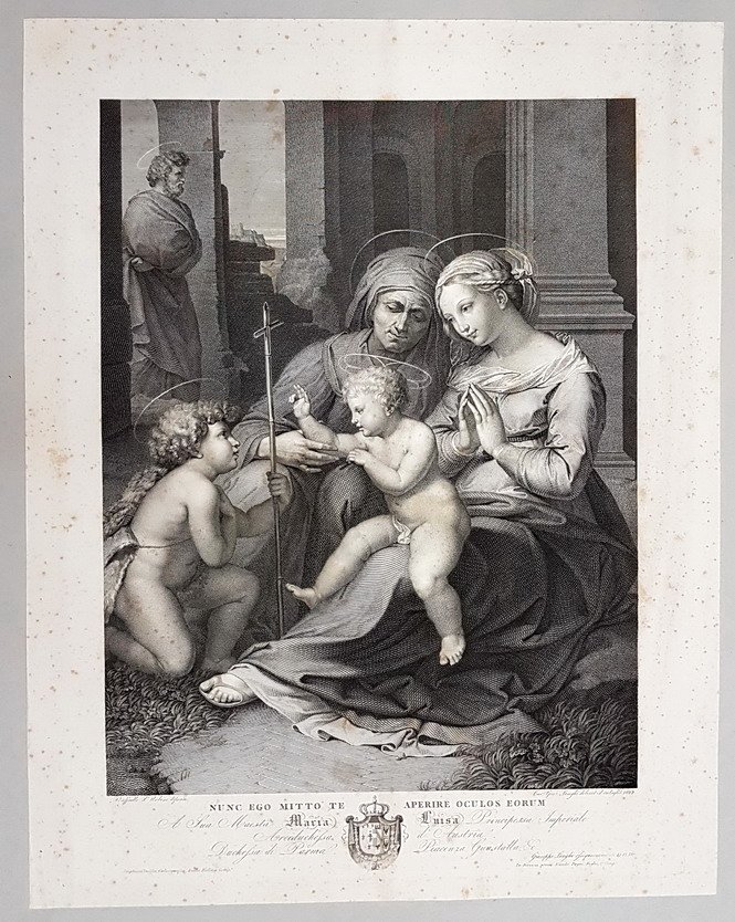 LA SACRA FAMIGLIA CON S. ANNA E S. GIOVANNINO