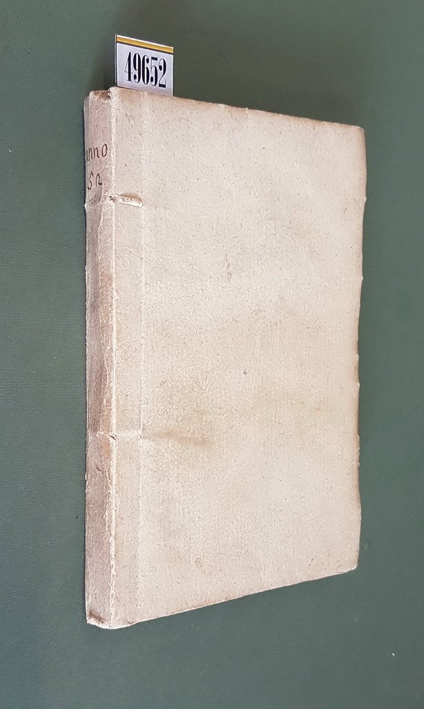 LA STORIA DEll'ANNO MDCCLII (1752) divisa in quattro libri Dove …