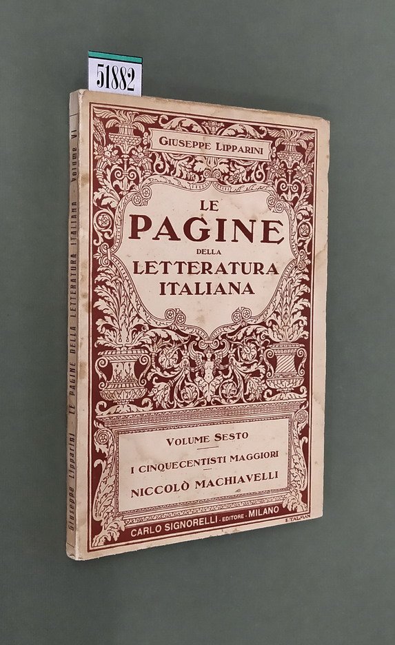 Le Pagine della Letteratura italiana (vol. 6.) - I cinquecentisti … | Immagine principale