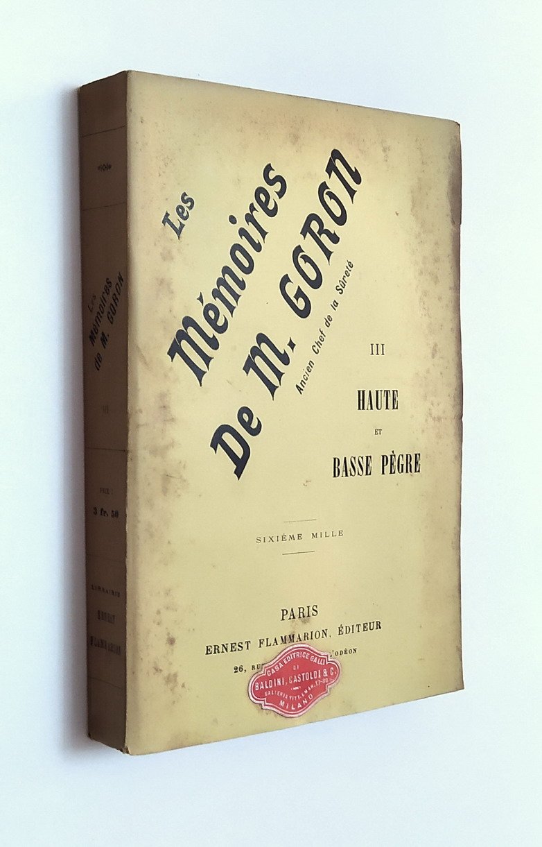 LES MEMOIRES DE M. GORON Ancien Chef de la Surete' … | Immagine principale