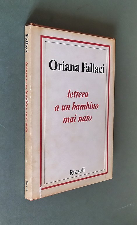 LETTERA A UN BAMBINO MAI NATO