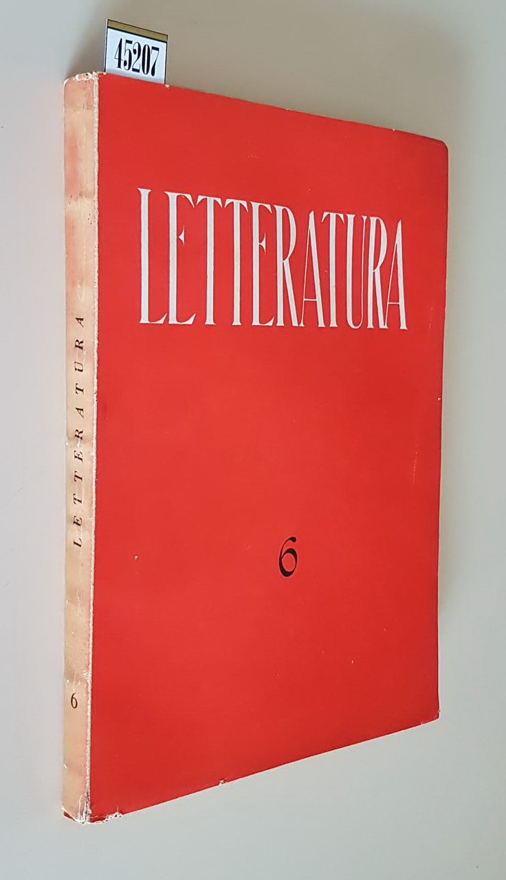 LETTERATURA - Rivista trimestrale di Letteratura contemporanea (anno II) - …
