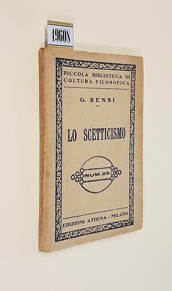 LO SCETTICISMO