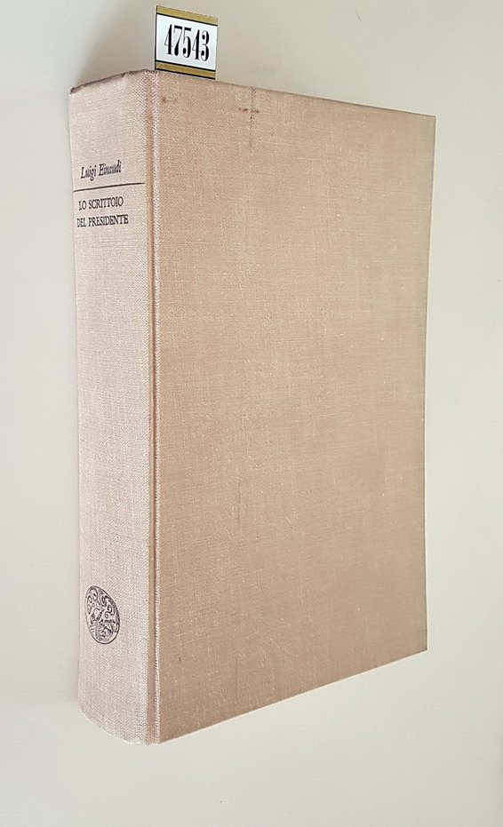 LO SCRITTOIO DEL PRESIDENTE (1948-1955)