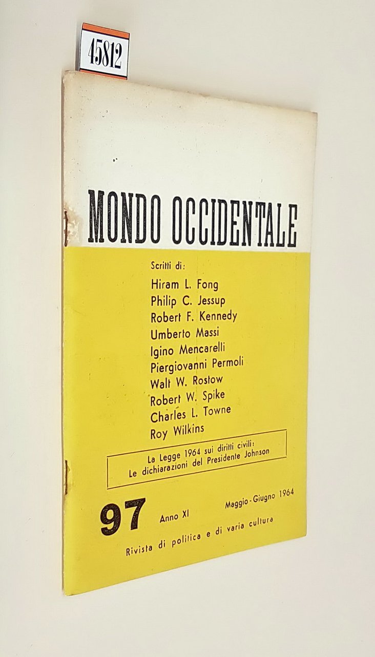 MONDO OCCIDENTALE (anno XI) - N. 97 (maggio-giugno 1964)