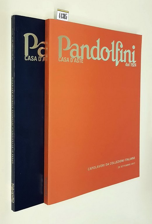 N. 2 CATALOGHI D'ASTA PANDOLFINI (Firenze 28 settembre 2017)