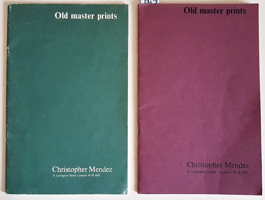 N. 2 cataloghi OLD MASTER PRINTS (catalogue N. 37 e …