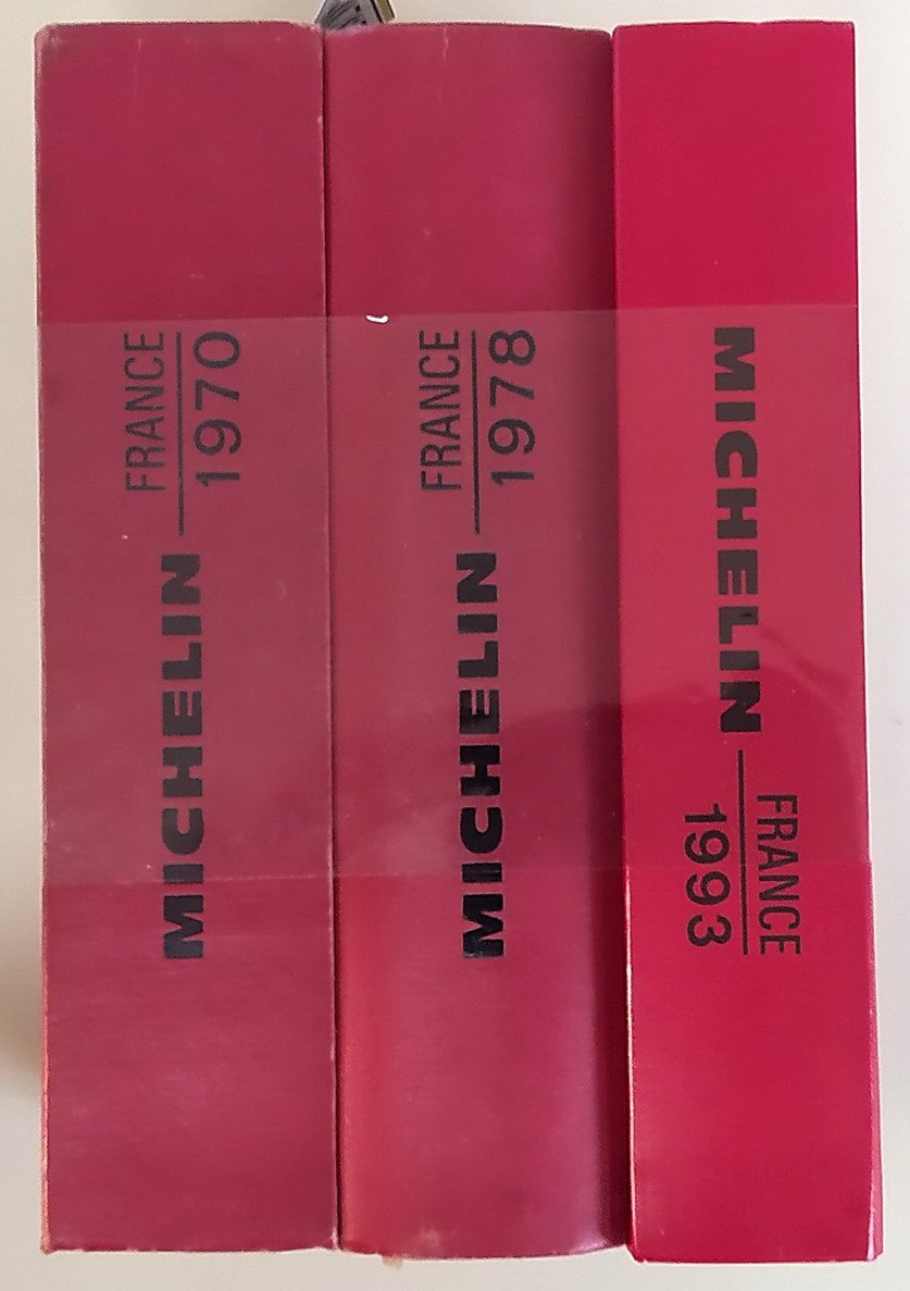 N. 3 guide rosse MICHELIN - FRANCE (1970-1978-1993)