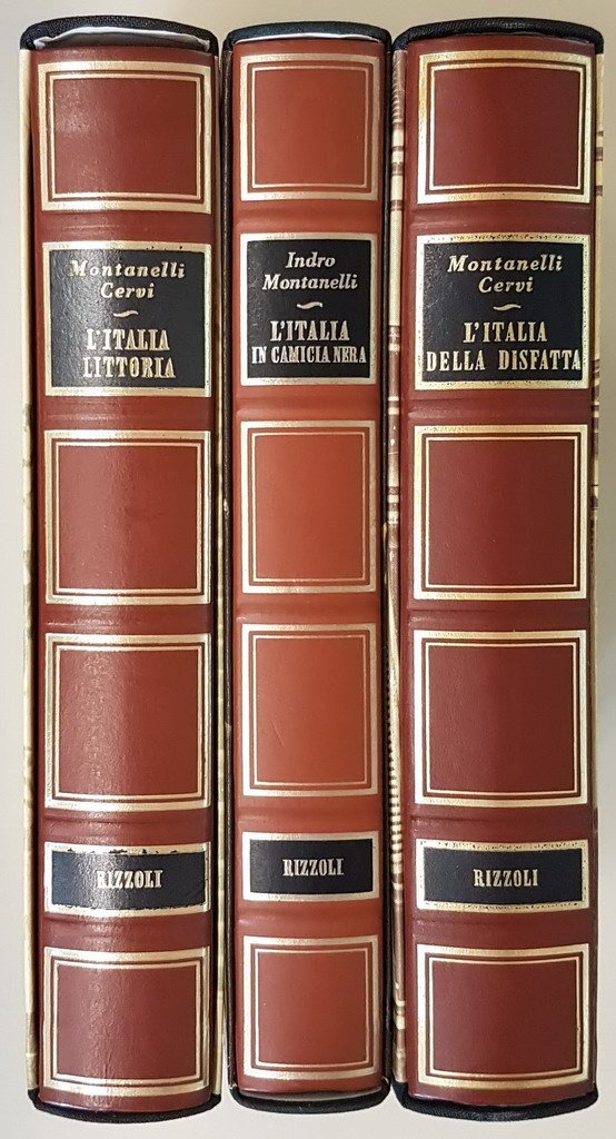 N. 3 libri: L'ITALIA DEI SECOLI BUI . Il Medio …