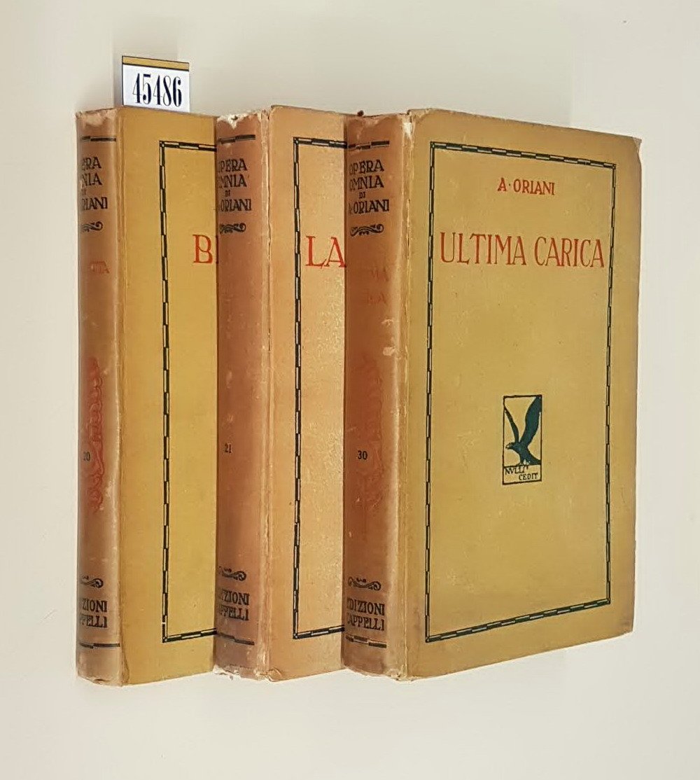 N. 3 romanzi: BICICLETTA - LA DISFATTA - ULTIMA CARICA