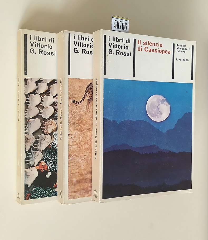 N. 3 romanzi: IL SILENZIO DI CASSIOPEA - NUDI O …