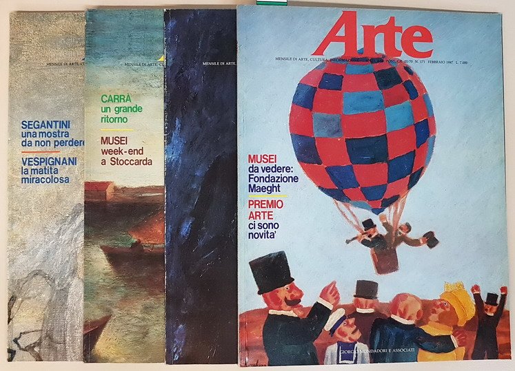 N. 4 riviste: ARTE mensile di arte, cultura, informazione (anno …