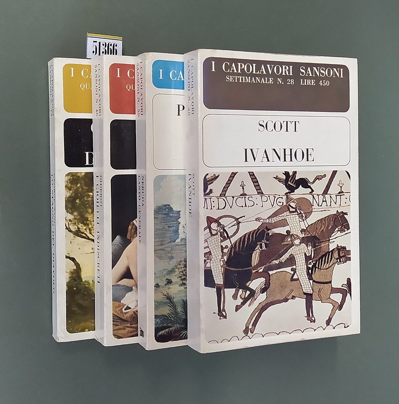N. 4 volumi I CAPOLAVORI SANSONI: LO STAGNO DEL DIAVOLO …