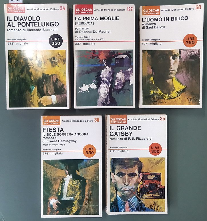 N. 5 libri della serie OSCAR SETTIMANALI edizioni integrali: IL …