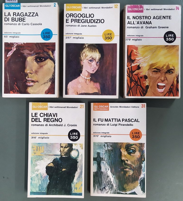 N. 5 volumi della collana OSCAR MONDADORI: LA RAGAZZA DI …