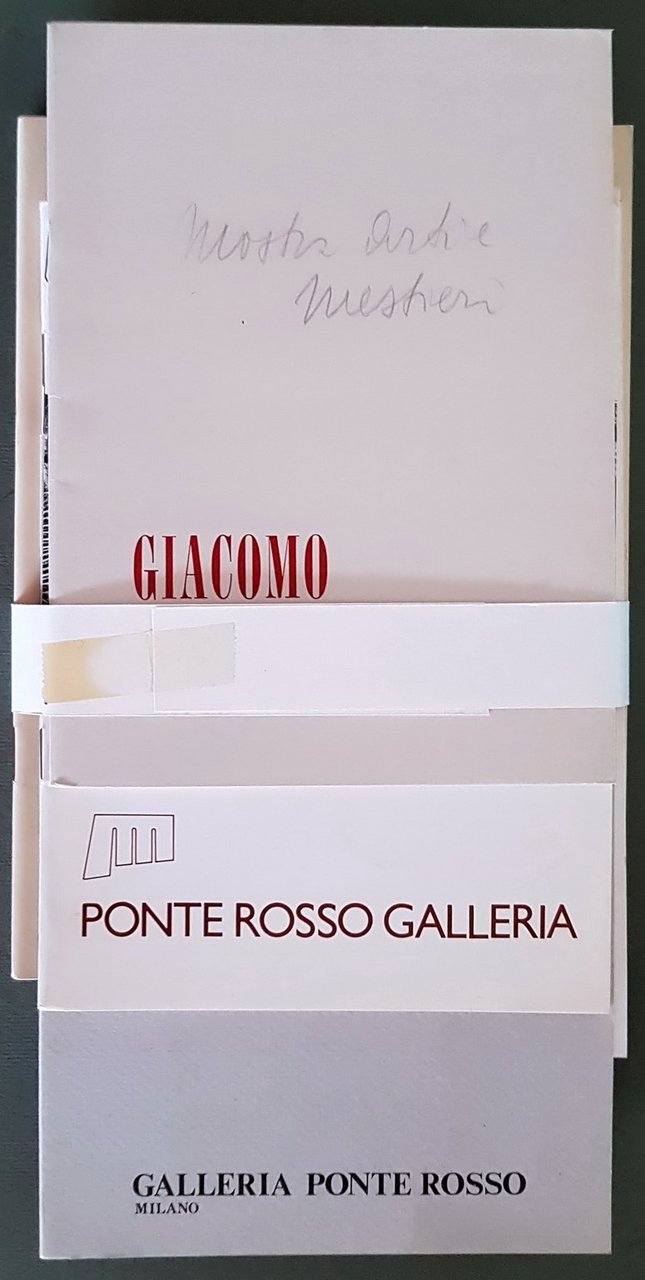 N. 6 cataloghi di mostre dei pittori: PLATTNER, PICINNI, AURELIO …