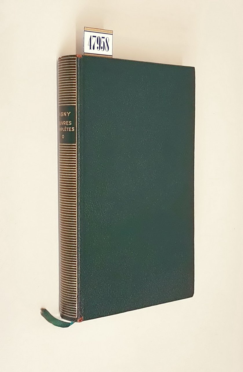 OEUVRES COMPLETES D'ALFRED DE VIGNY (VOL 1)