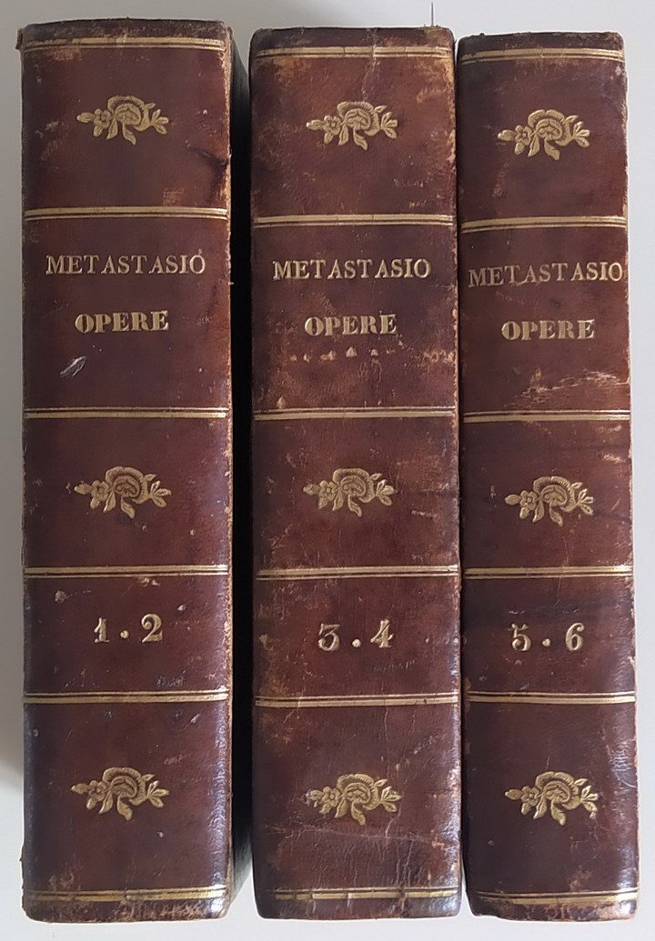 OPERE DELL'ABATE PIETRO METASTASIO (N. 6 tomi)