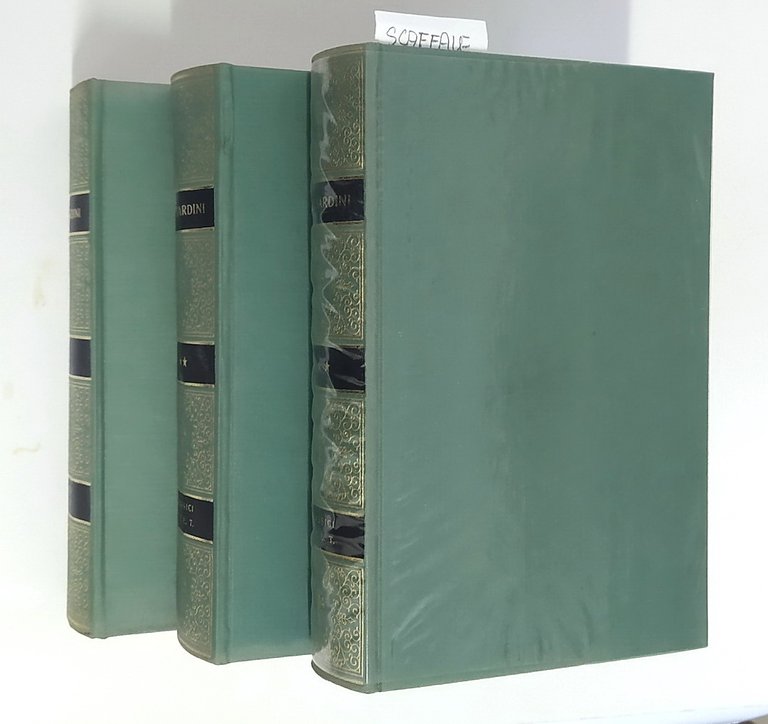 OPERE DI FRANCESCO GUICCIARDINI (volumi I, II e III)