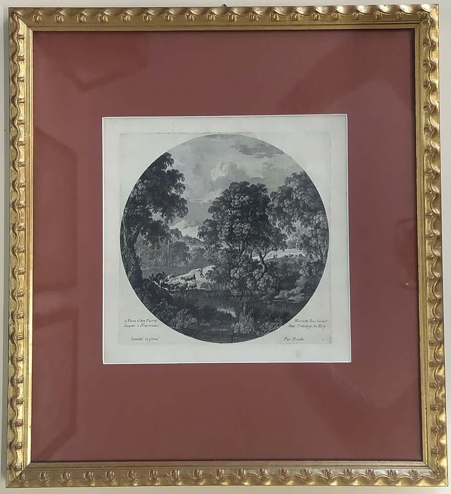 PAESAGGIO CON GRANDE ALBERO E ANIMALI AL PASCOLO | Immagine principale