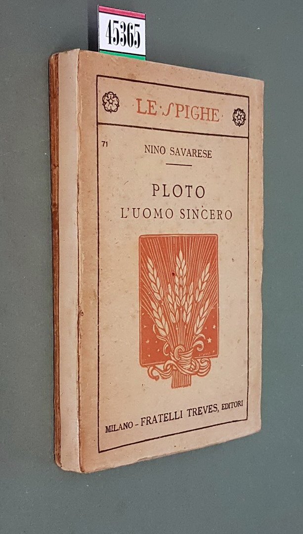 PLOTO L'UOMO SINCERO e altri racconti
