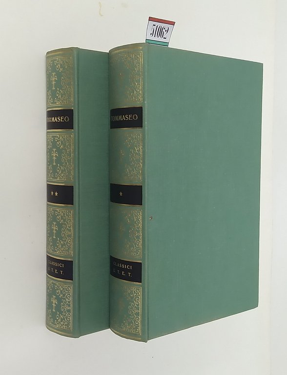 POESIE E PROSE di Niccolo' Tommaseo (volumi I e II)
