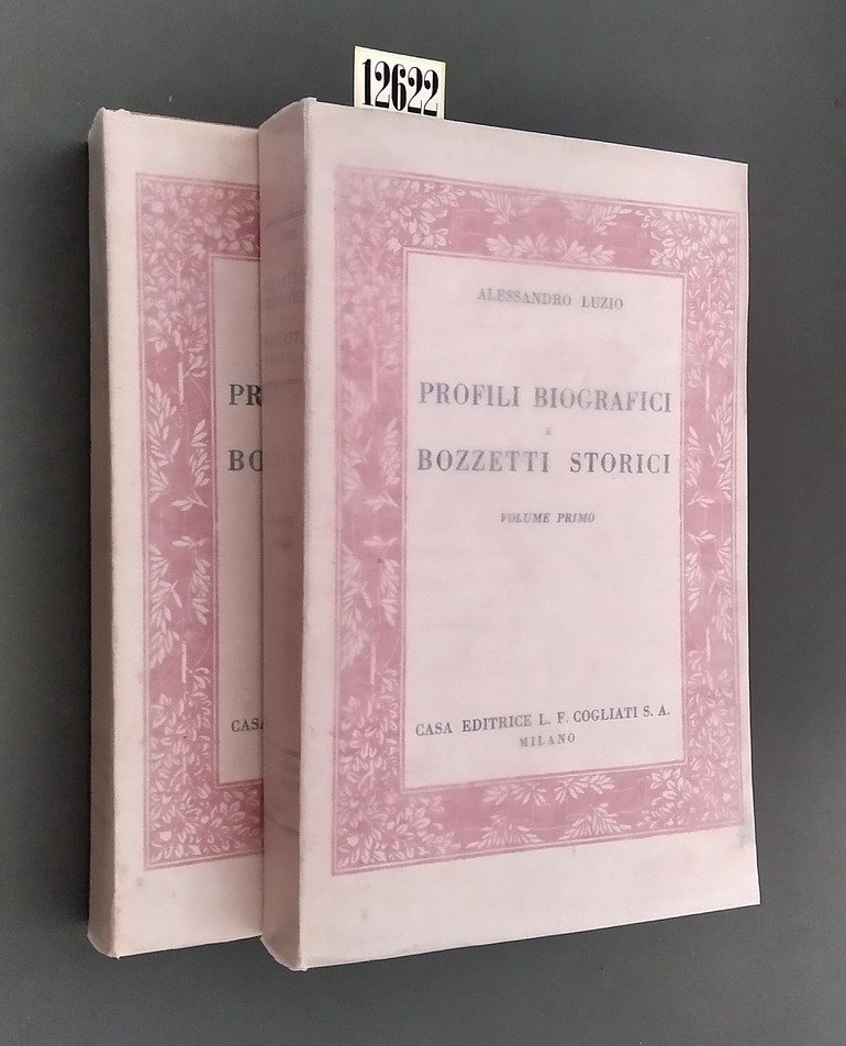 PROFILI BIOGRAFICI E BOZZETTI STORICI (volumi I e II) | Immagine principale