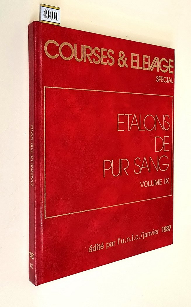 REPERTOIRE DES ETALONS DE PUR SANG (annÃ©e 1987-88) - Supplement …