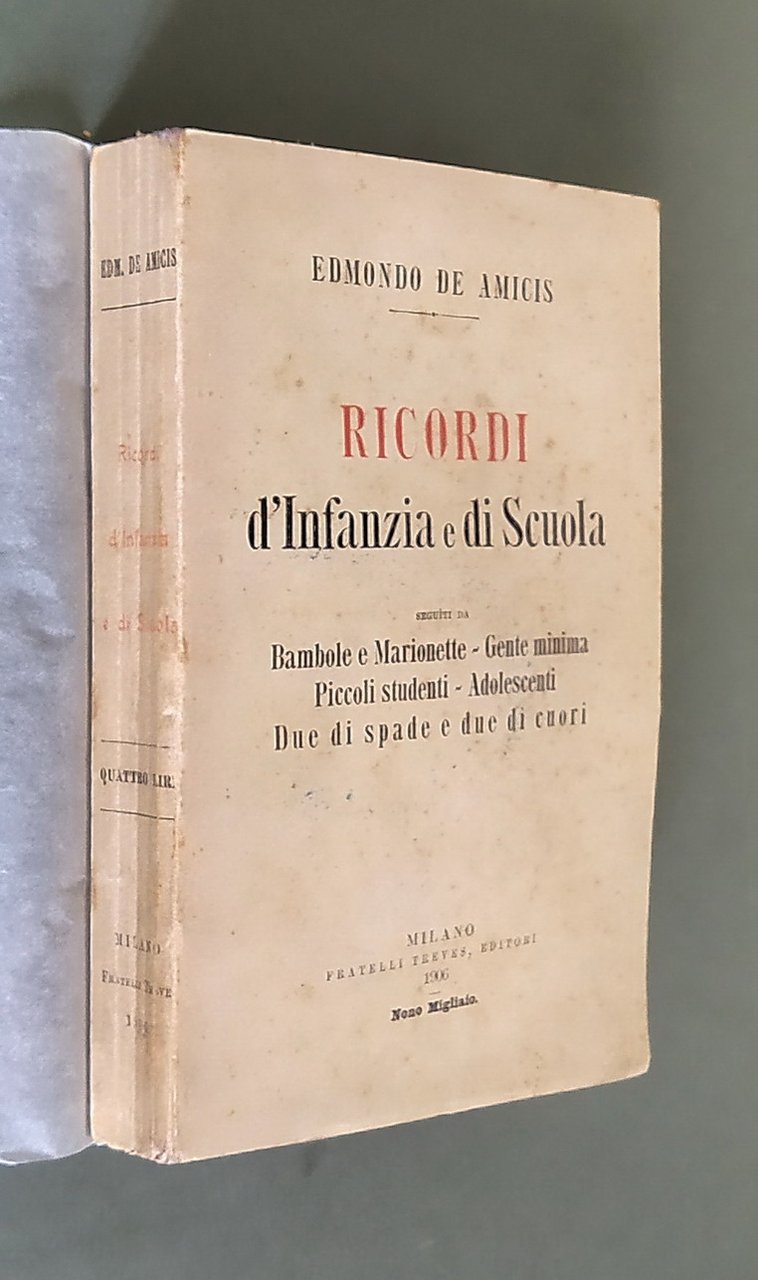RICORDI D'INFANZIA E DI SCUOLA seguiti da Bambole e marionette, …