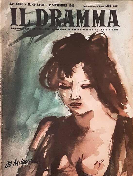 Rivista quindicinale IL DRAMMA (anno 23) - N. 42-43-44 (numero …
