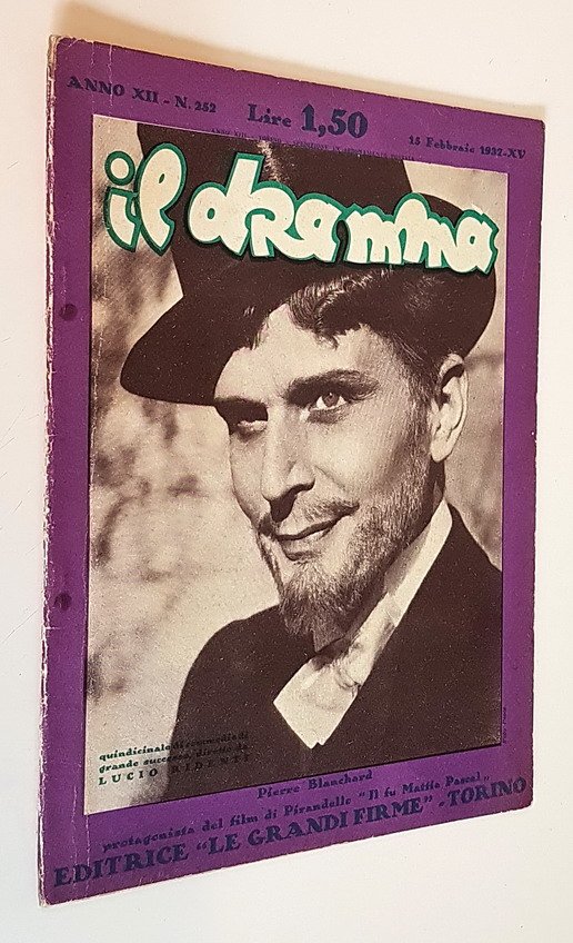 Rivista quindicinale IL DRAMMA (anno XII) - N. 252
