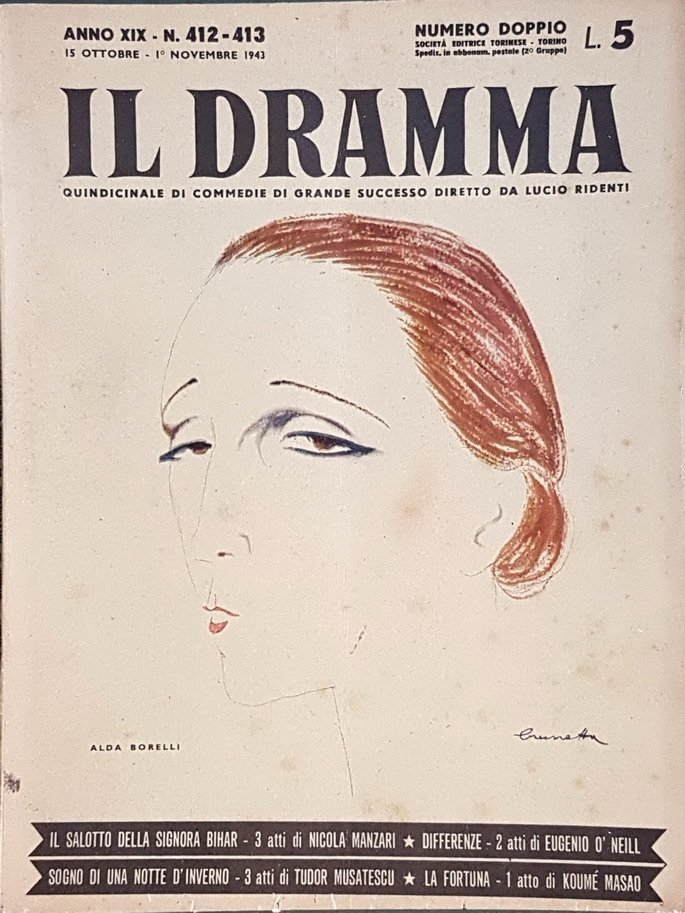 Rivista quindicinale IL DRAMMA (anno XIX) - N. 412-413 (numero …