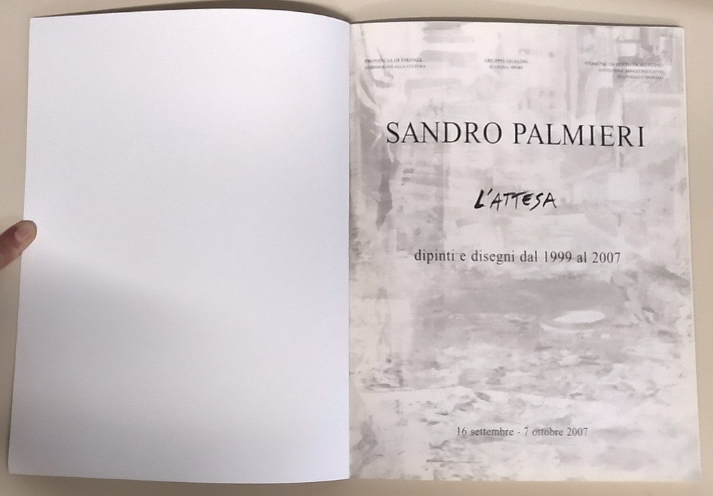 SANDRO PALMIERI - L'ATTESA - dipinti e disegni dal 1999 …