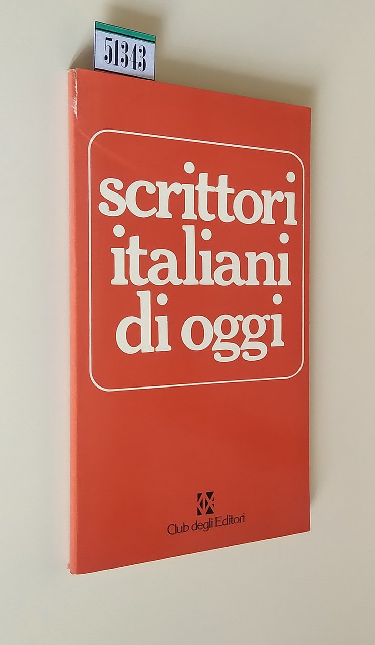 SCRITTORI ITALIANI DI OGGI