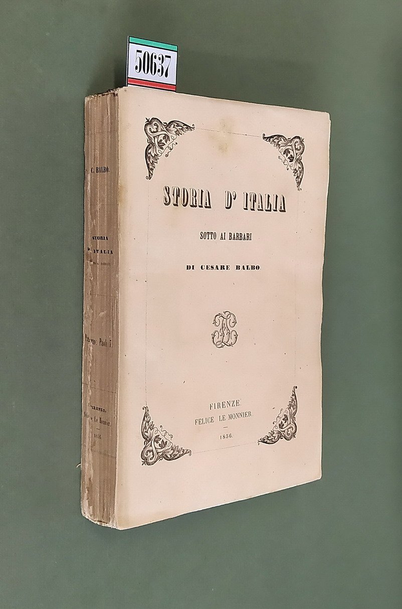 STORIA D'ITALIA SOTTO I BARBARI