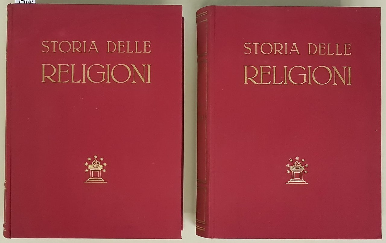 STORIA DELLE RELIGIONI (volumi I e II)