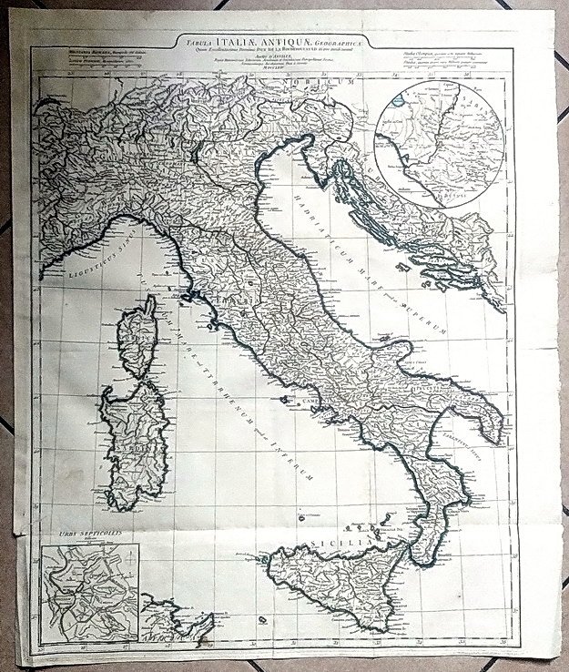 Tabula ITALIAE ANTIQUAE Geographica