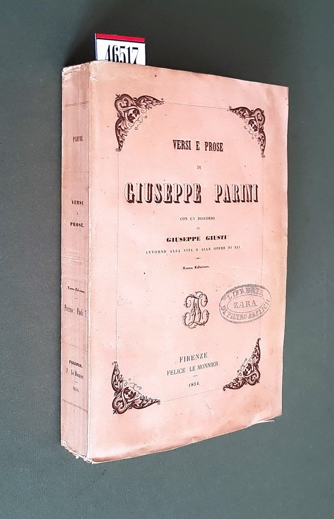 VERSI E PROSE DI GIUSEPPE PARINI