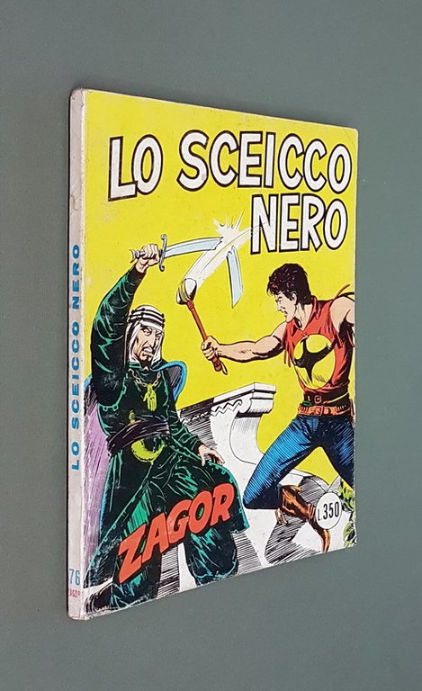 ZAGOR - LO SCEICCO NERO (scritta rossa) N. 76