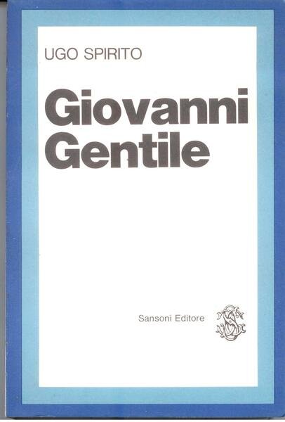 GIOVANNI GENTILE