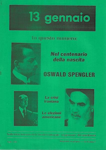 13 GENNAIO - LUGLIO 1980